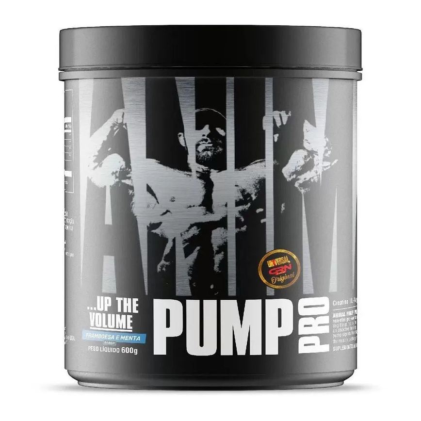 Animal Pump Pro (600g) - Sabor: Framboesa e Menta