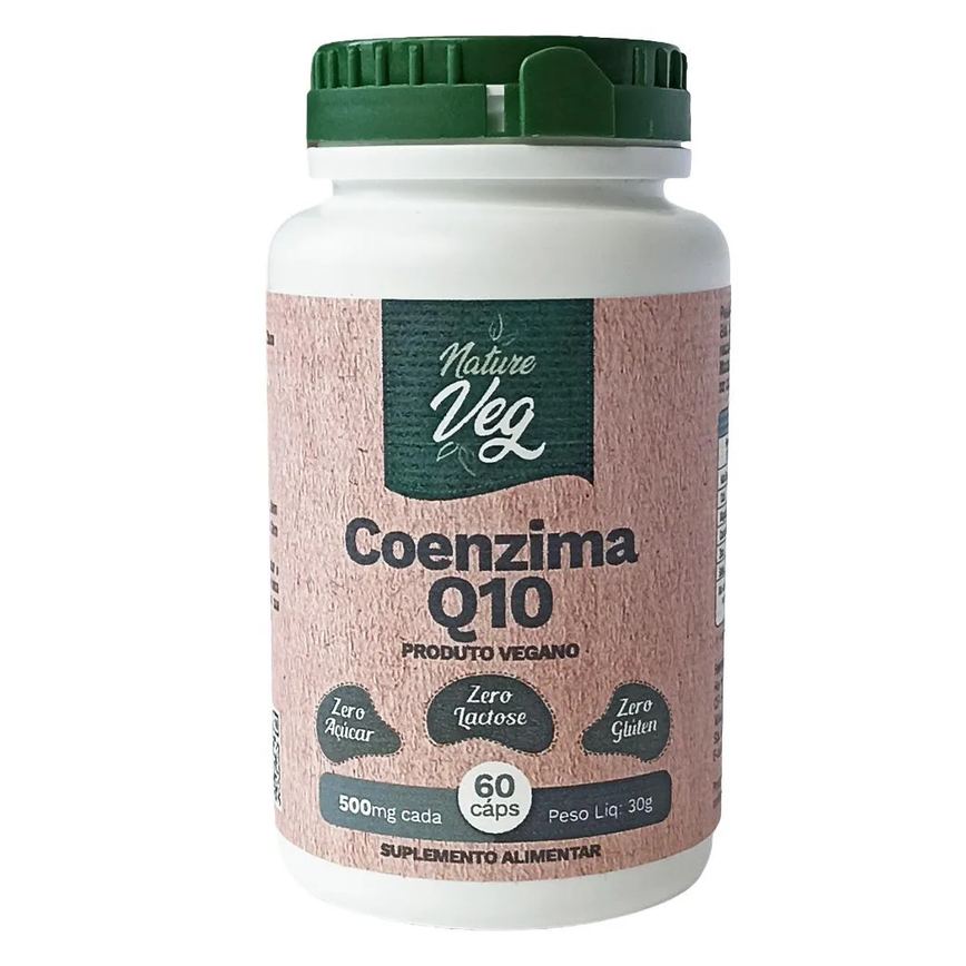 Coenzima Q10 (produto Vegano) 60 Cápsulas 500mg