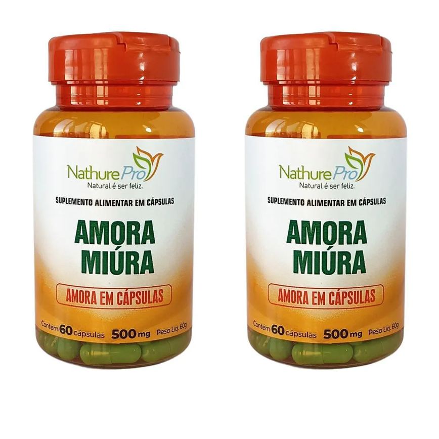 KIT 2 AMORA MIURA + VITAMINA A + VITAMINA E 500MG 60 CáPSULAS