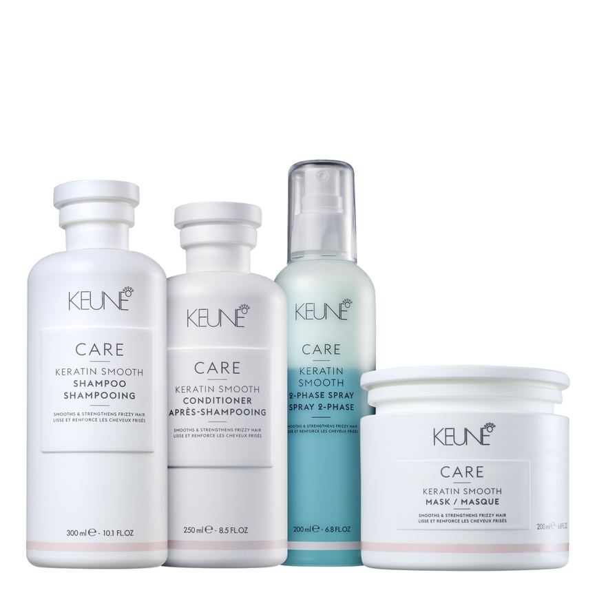 Kit Keune Care Keratin Smooth Reconstrução e Proteção (4 Produtos)