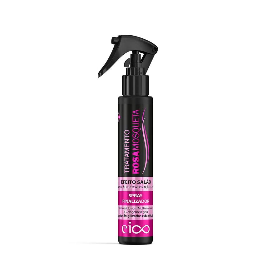 Spray Finalizador Eico Rosa Mosqueta Efeito Salão 120ml