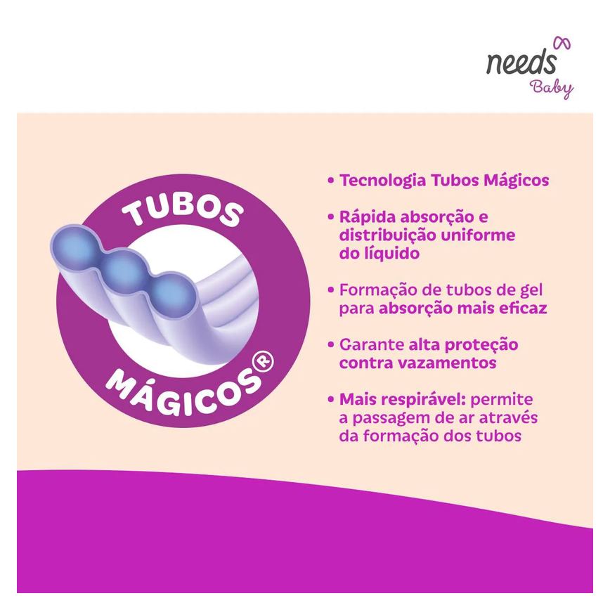 Fralda Needs Baby Ultrasafe XXG 54 Unidades