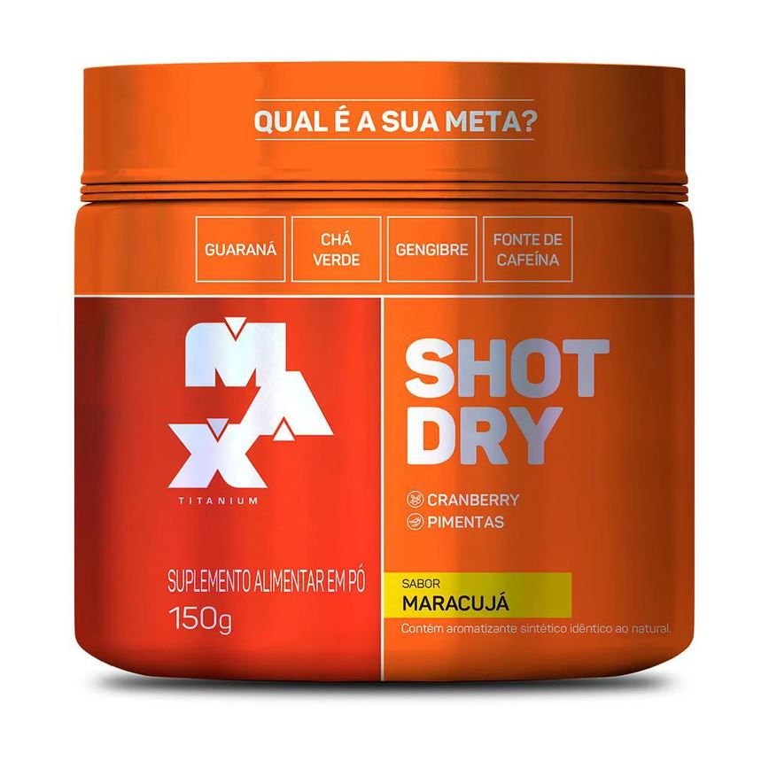 Shot Dry Pote Sabor Maracujá 150g