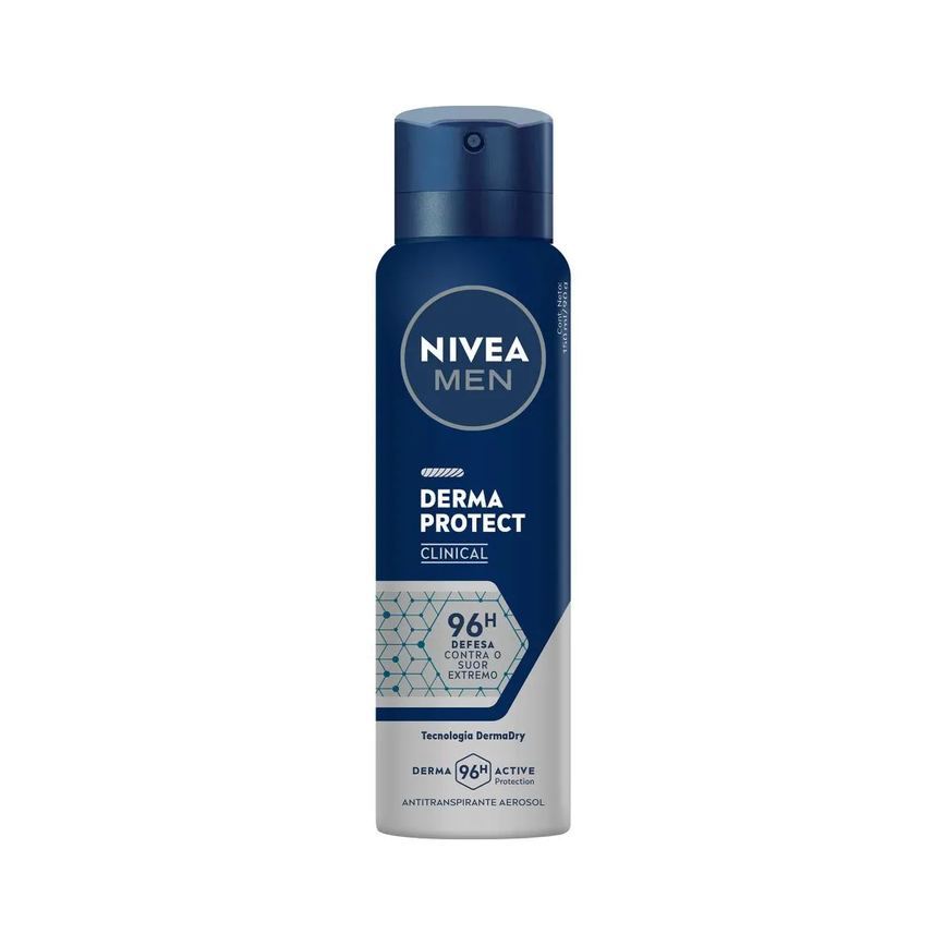 Desodorante Antitranspirante Aerossol Nivea Men Clinical Derma Protect 150ml