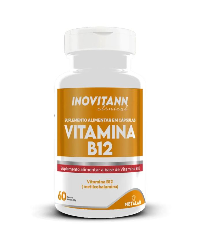 Vitamina B12 Inovitann 60 Capsulas 500mg Metilcobalamina