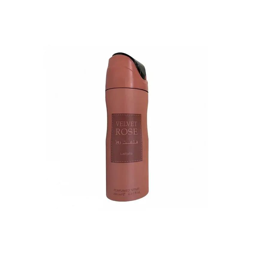Lattafa Velvet Rose Deo Spray Corporal Perfumado 200ml