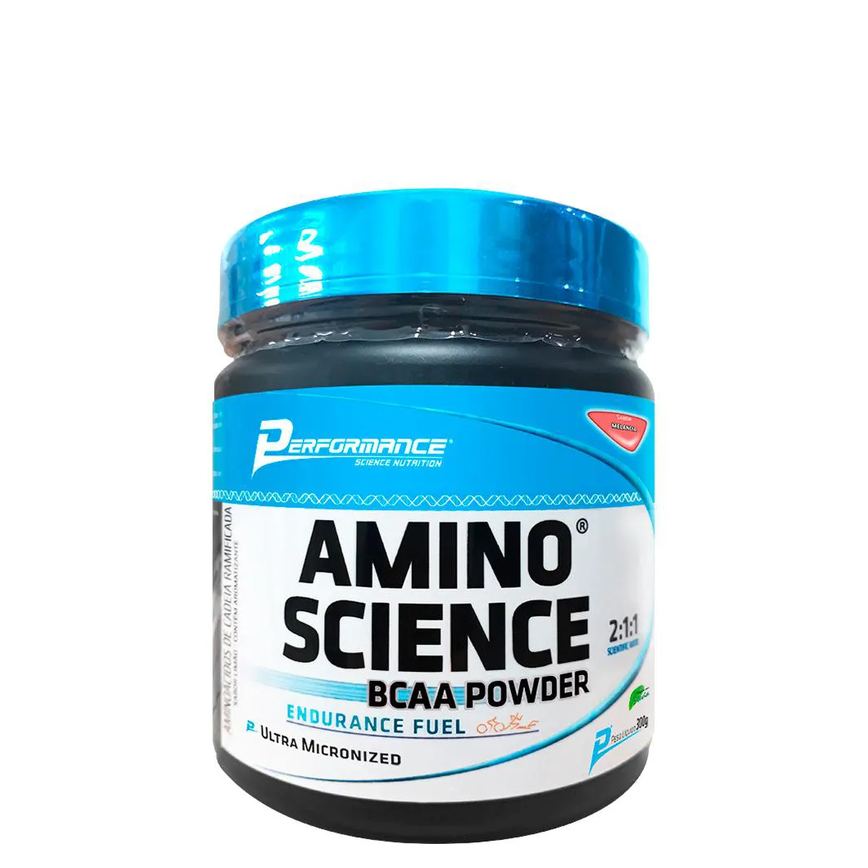 Bcaa em Pó Amino Science 300G – Performance Nutrition Limão