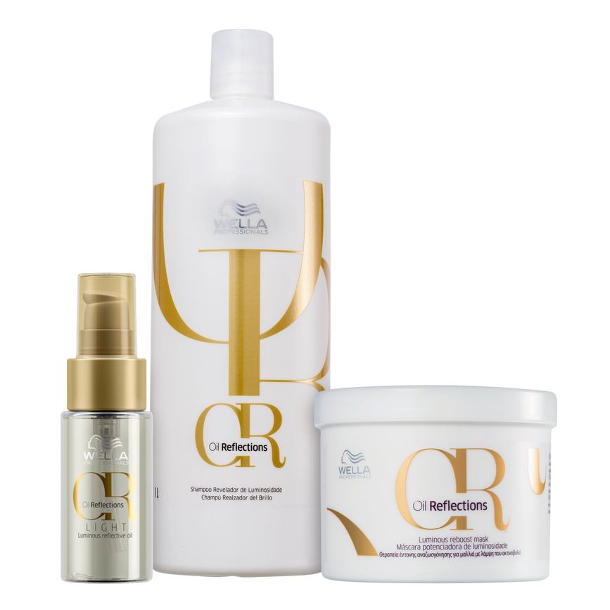 Kit Wella Professionals Oil Reflections Trio Salon Shine (3 Produtos)