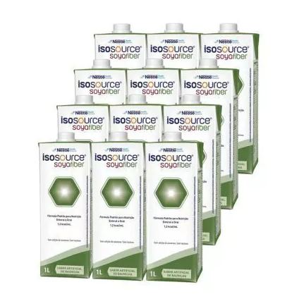 Nutrição Enteral E Oral Isosource Soya Fiber 1L 12 Unidades