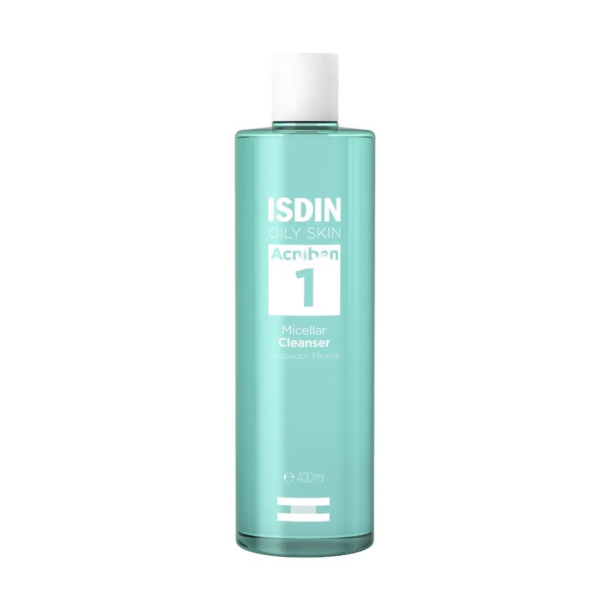 Água Micelar de Limpeza Isdin Oily Skin Acniben 1 Micellar Cleanser 400ml