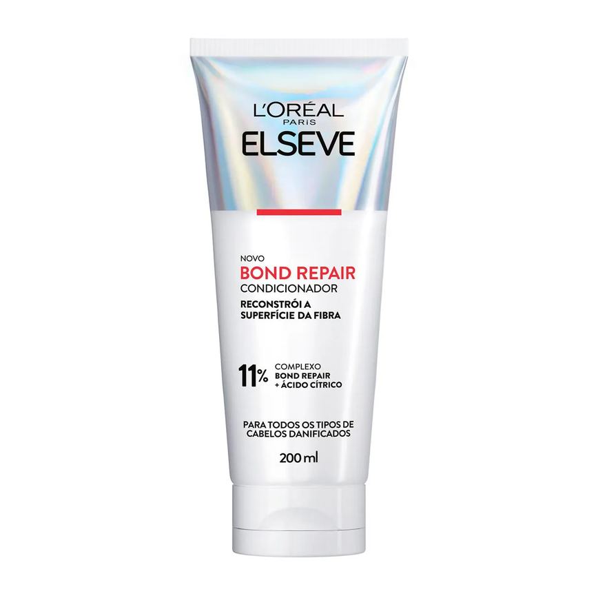 Condicionador Elseve Bond Repair Reconstrutor Cabelos Danificados Selagem de Cutículas com Reparação Molecular 200ml