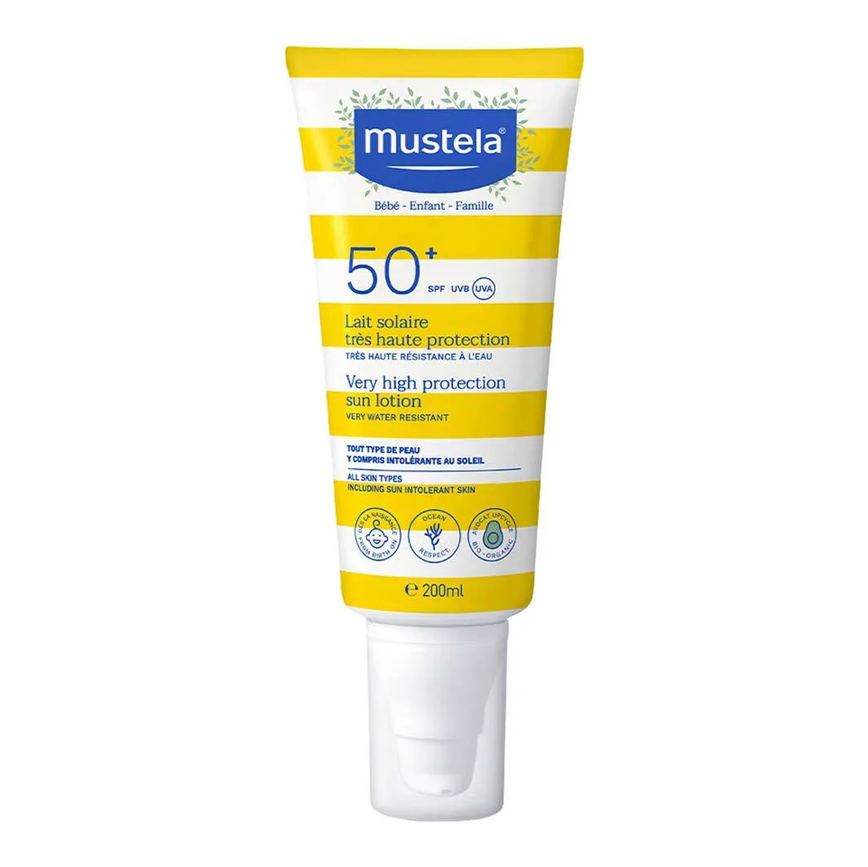 Protetor Solar Mustela – Protetor Solar Infantil Mustela Fps50+ 200ml