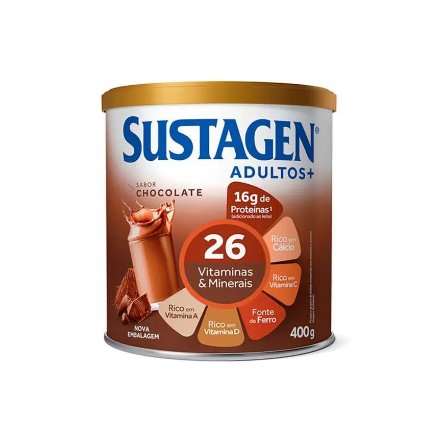 Complemento Alimentar Sustagen Adultos+ Sabor Chocolate 400g