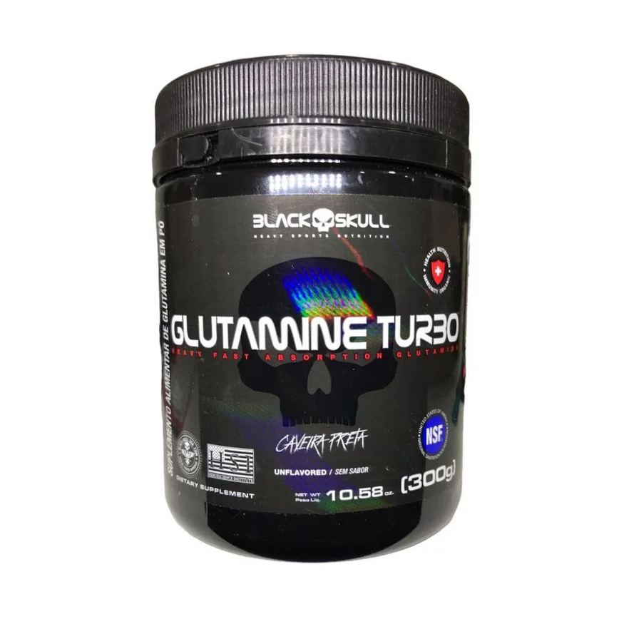 Glutamina Black Skull Turbo 300g