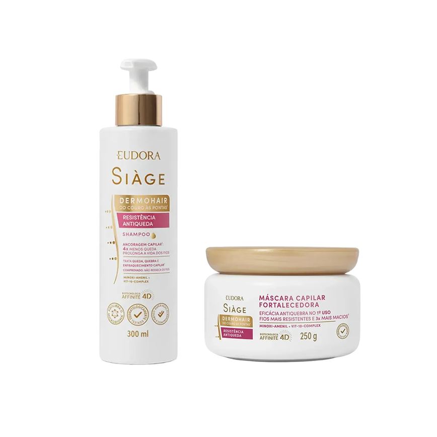 Kit Siàge DermoHair Shampoo 300ml + Máscara 250g