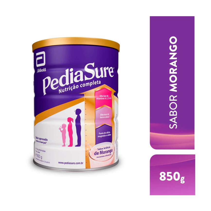 Suplemento Alimentar Infantil PediaSure Complete Sabor Chocolate +4 anos 850g