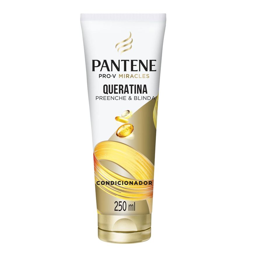 Condicionador Pantene Pro-V Miracles Queratina Preenche & Blinda 250ml