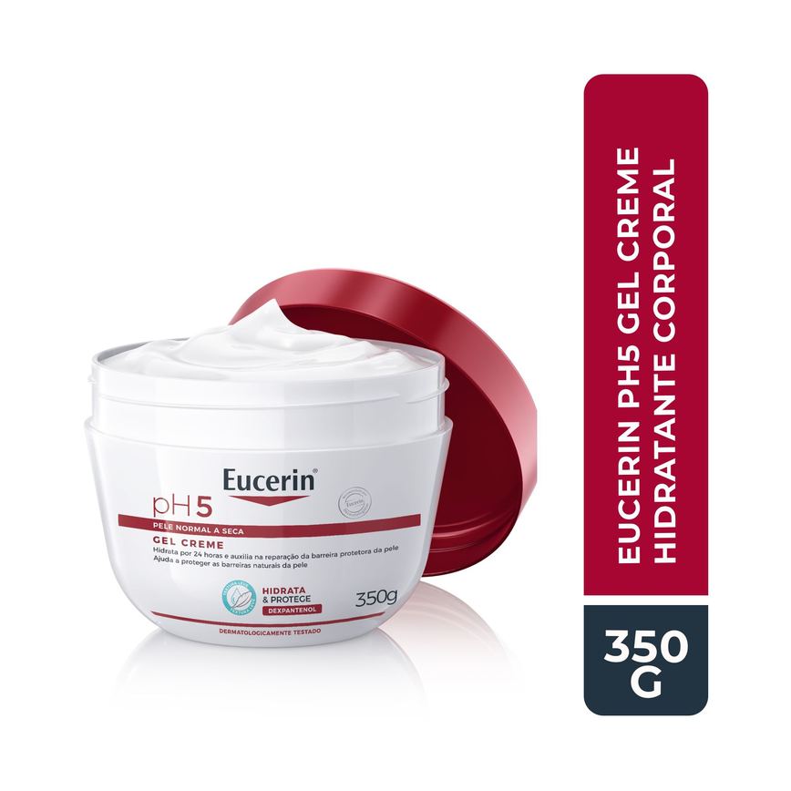Creme Corporal Eucerin pH5 Gel Creme Hidratante com Dexpantenol 350g