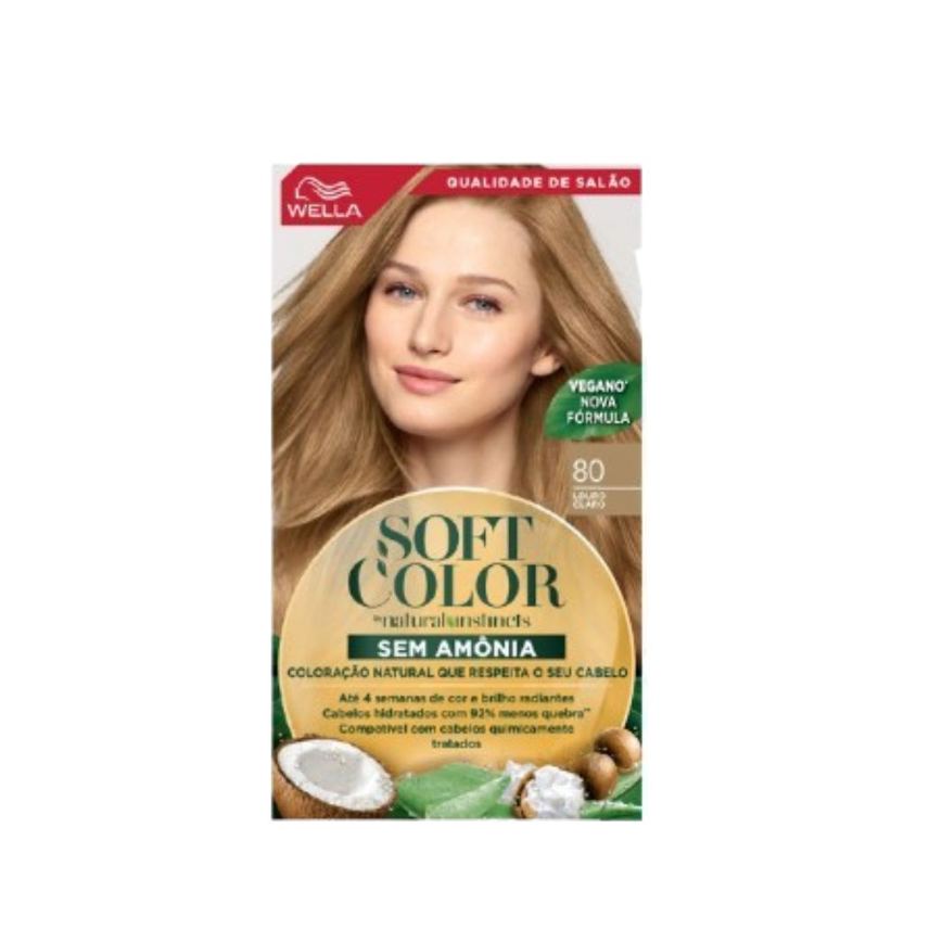 Tintura Soft color louro claro 80