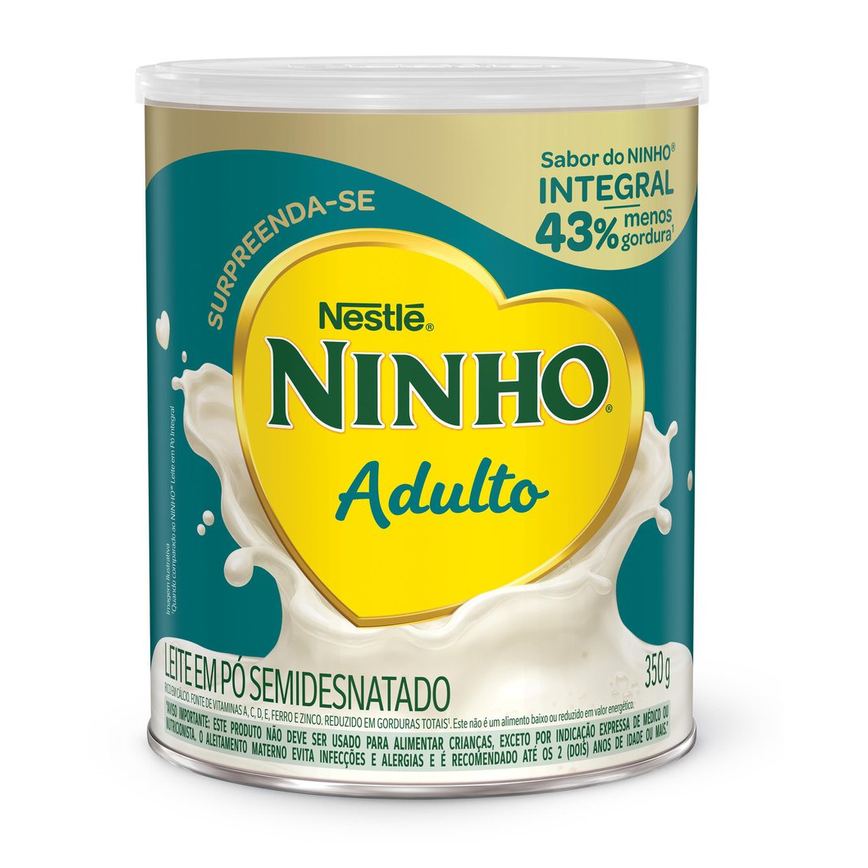 Leite em Pó Ninho Adulto Lata 350g