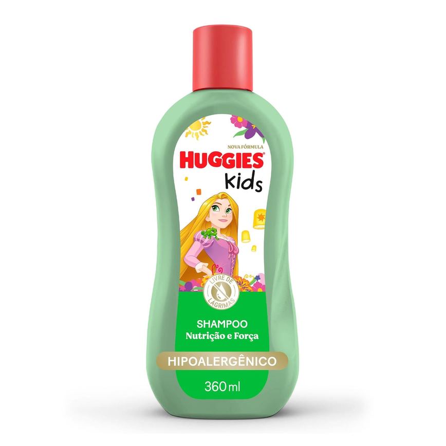 Shampoo Infantil Huggies Kids Nutrição e Força 360ml