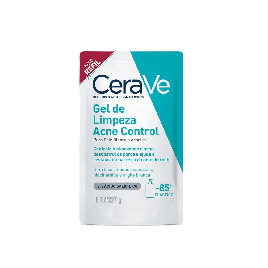 Gel de Limpeza Facial CeraVe Acne Control 227g