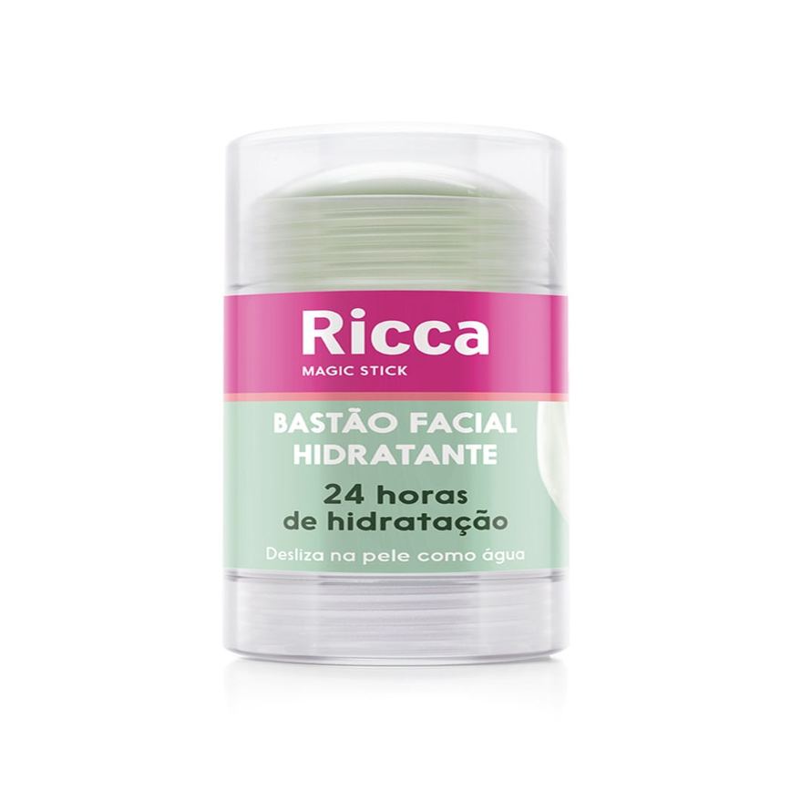 Bastão Facial Ricca Magic Stick Aloe Vera 24h de Hidratação Stick 30g