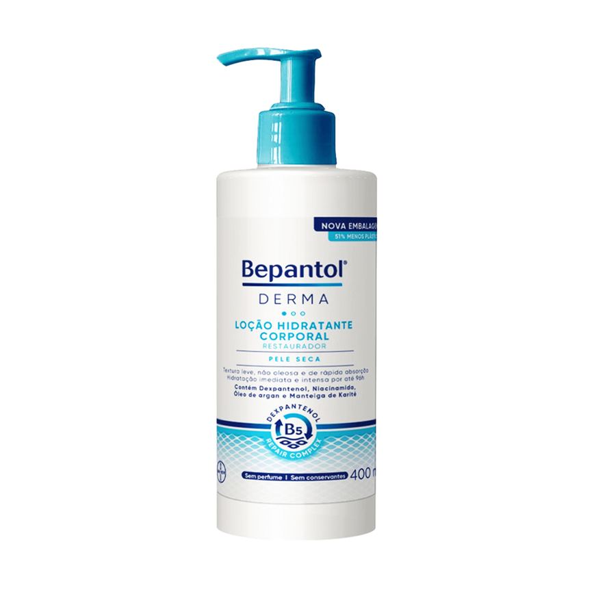 Loção Corporal Bepantol Derma Hidratante Restauradora 400ml