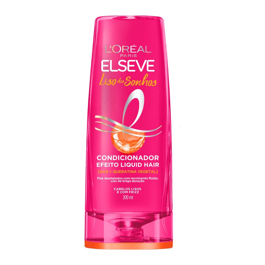 Condicionador Elseve Liso dos Sonhos Liquid Hair 200ml
