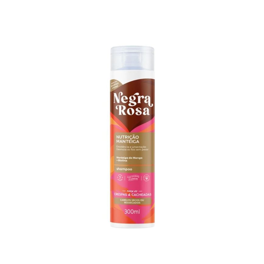 Shampoo Negra Rosa Nutrição Manteiga 300ml