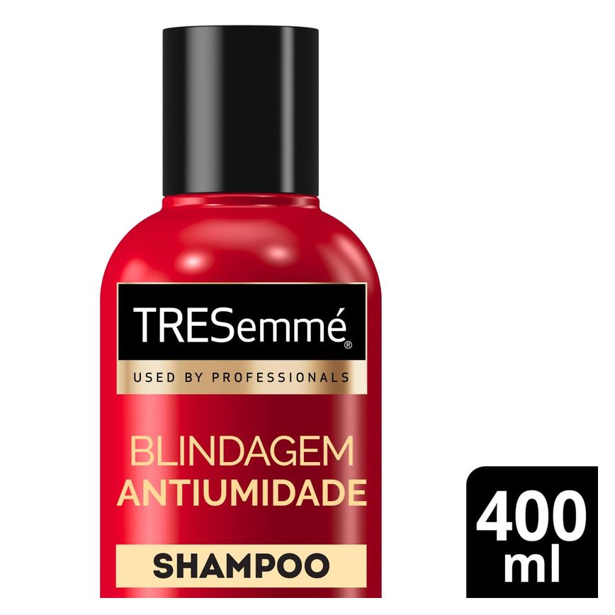 Shampoo Queratina Hidrolisada E Ácido Hialurônico Tresemmé Blindagem Antiumidade 400ml