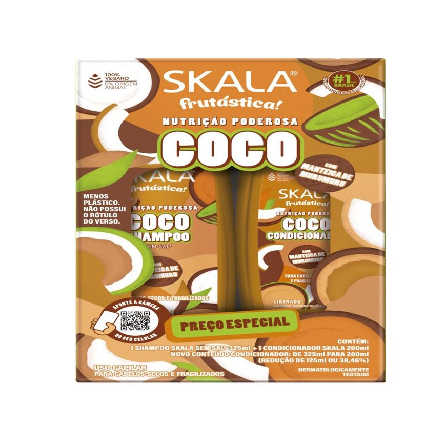 Kit Skala Coco Shampoo 325ml + Condicionador 200ml