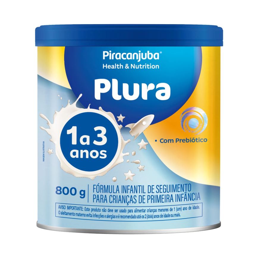 Formula Infantil Plura De 1 A 3 Anos 800g