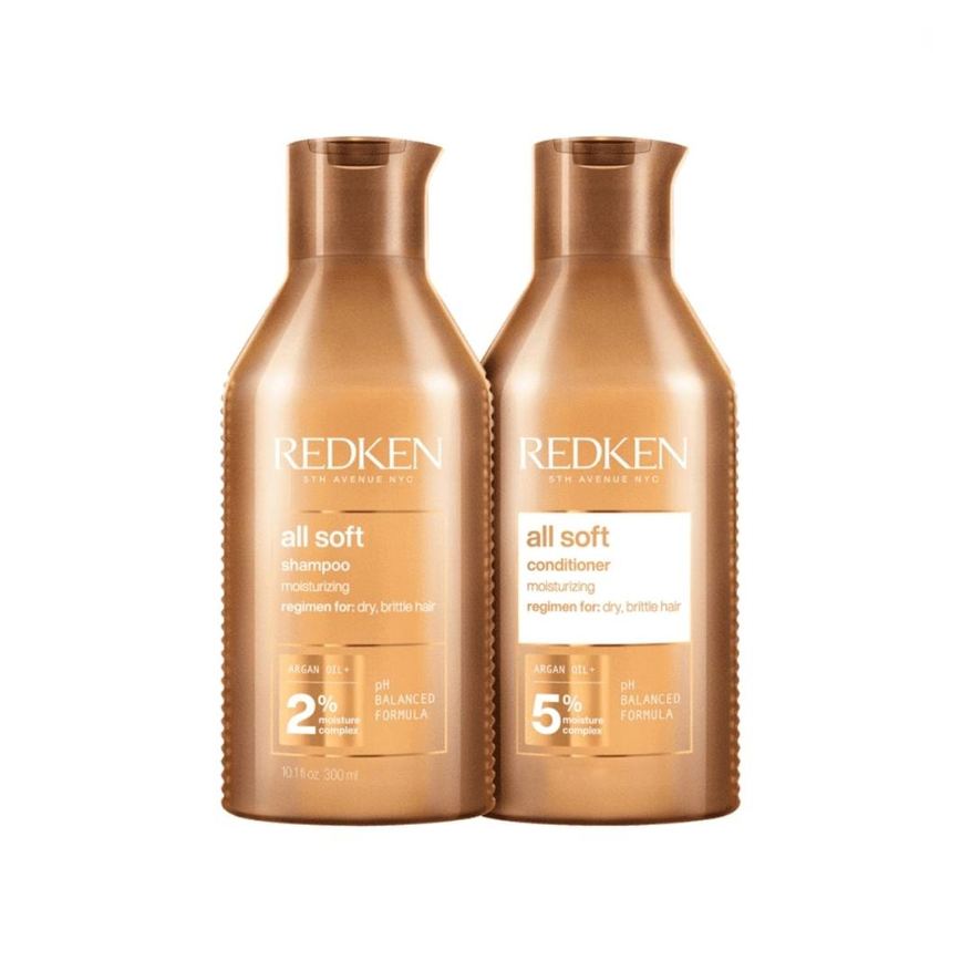 Redken - All Soft Shampoo + Condicionador - Kit Capilar - 2x300ml