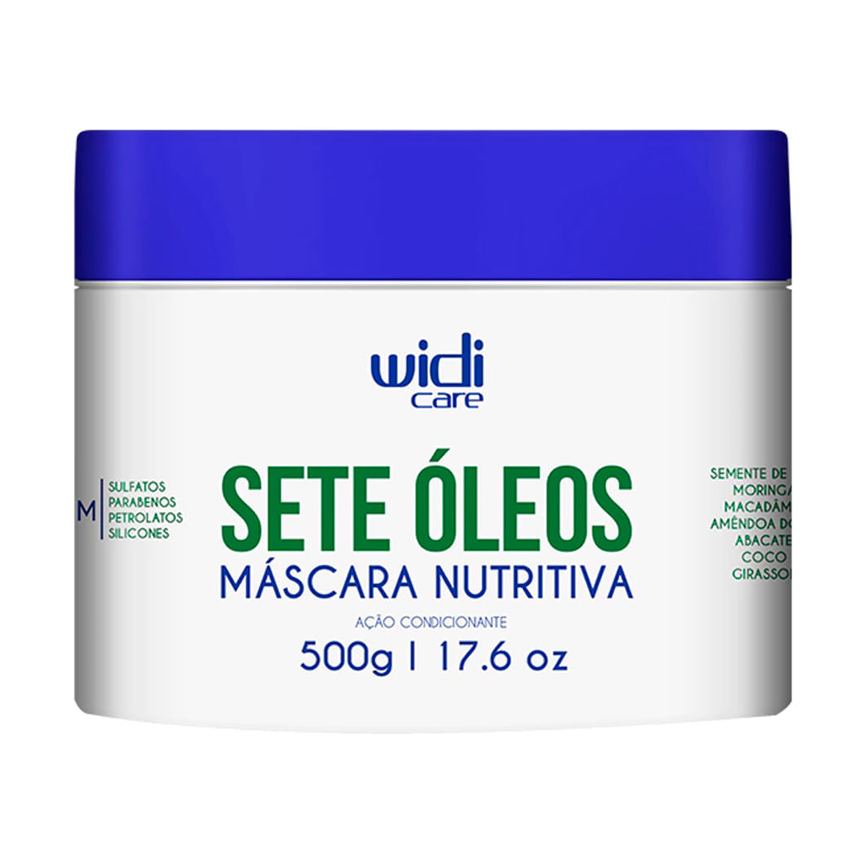 Widi Care - Sete Óleos Nutritiva Ação Condicionante - Máscara Capilar - 500g
