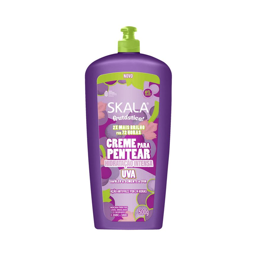 Creme Para Pentear Skala Frutástica! Hidratação Intensa Uva 500g