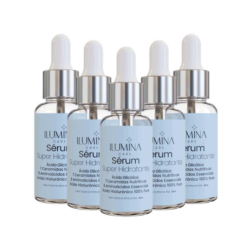 Kit 5 Sérum Hidratante Com Ceramidas