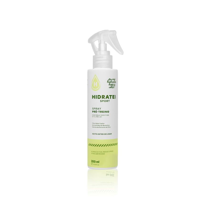 Spray Fixador Hidratei Sport pré-Treino 200ml