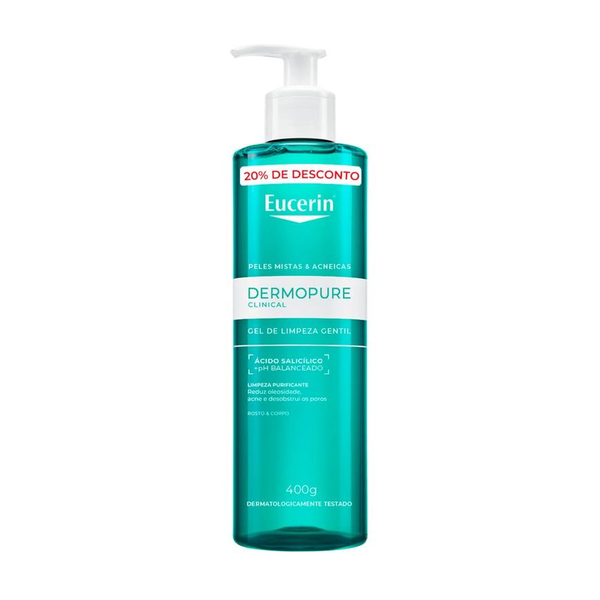 Gel De Limpeza Facial Eucerin Dermopure Gentil 400g