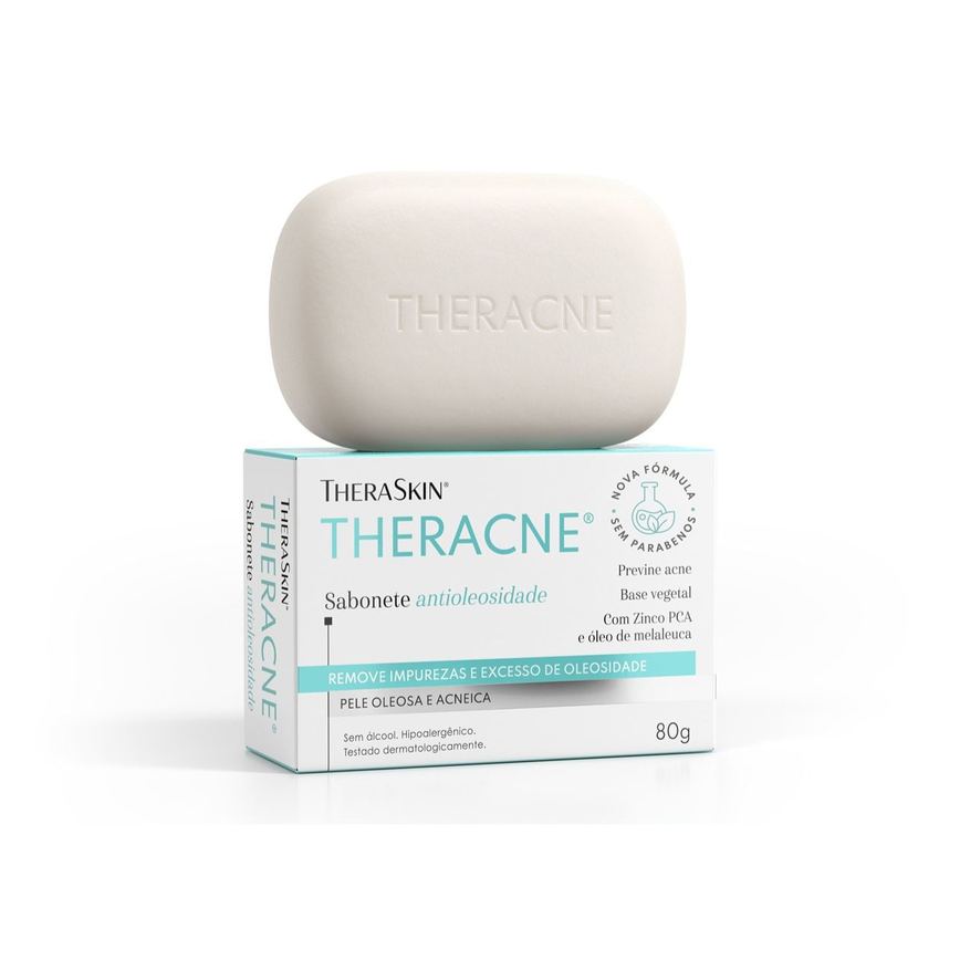 Sabonete em Barra Facial Theraskin Theracne Antiacne 80g
