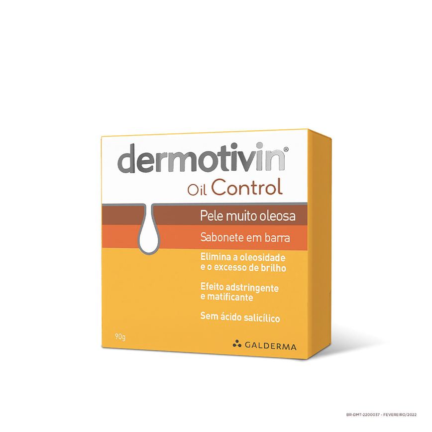 Sabonete em Barra Facial Dermotivin Control Pele Muito Oleosa 90g
