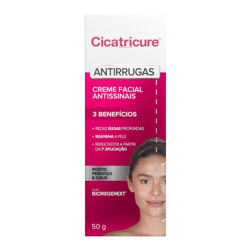 Cicatricure Antissinais Creme Facial Com 50g