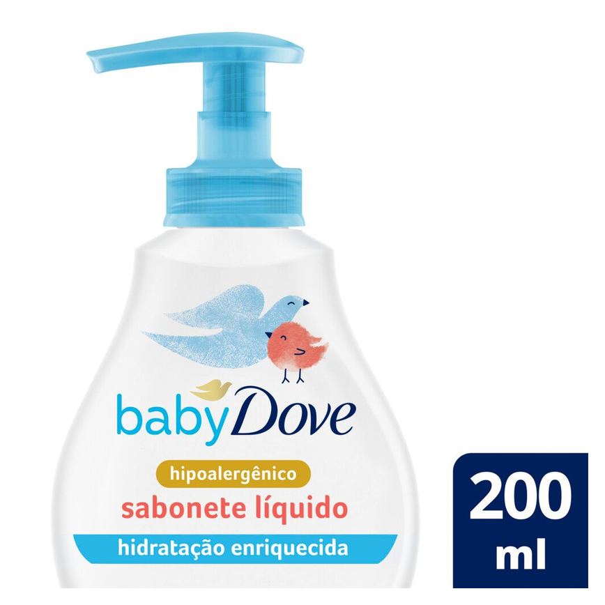 Sabonete Líquido Infantil Baby Dove Hidratação Enriquecida 200ml