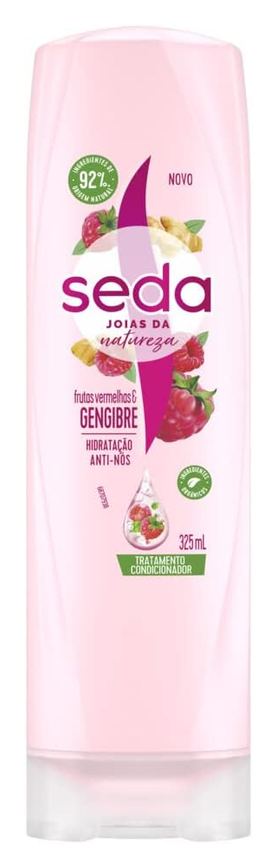 Condicionador Seda Joias da Natureza Frutas Vermelhas + Gengibre 325ml