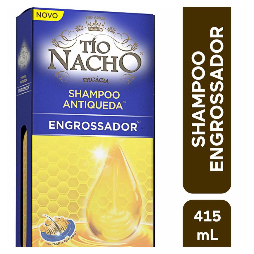 Shampoo Tío Nacho Engrossador Antiqueda Capillgross 415ml