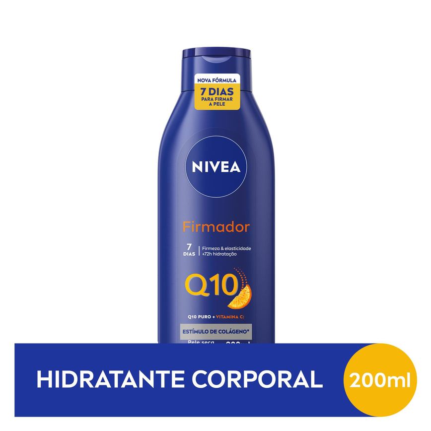 Loção Corporal Nivea Q10 + Vitamina C Firmador Pele Seca 200ml