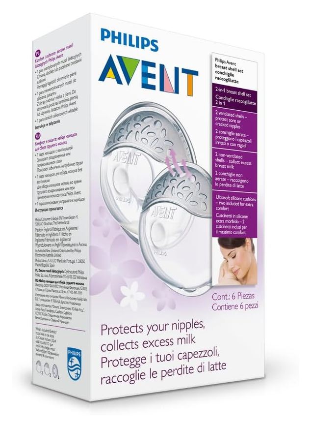 Concha para Seios Philips Avent Silicone 2 Unidades