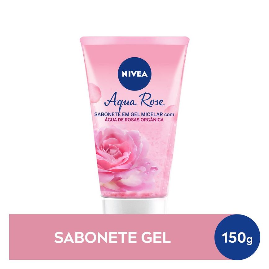 Sabonete em Gel Facial Nivea Aqua Rose 150ml