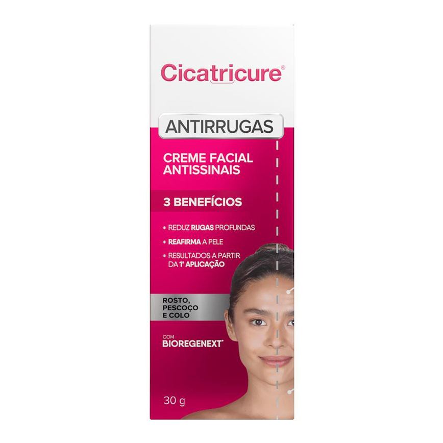 Creme Facial Cicatricure Antissinais 30g