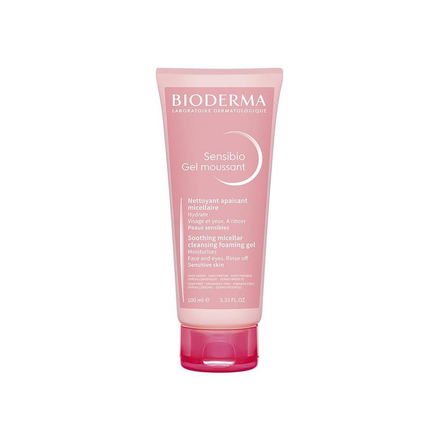 Gel de Limpeza Micelar Bioderma Sensibio Calmante e Hidratante Moussant 100ml